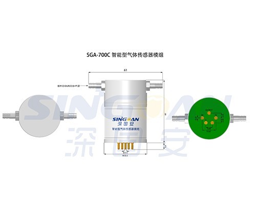 智能泵吸式氣體濃度傳感器